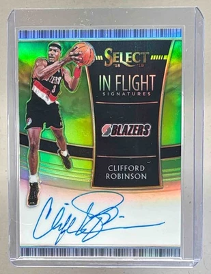 Clifford Robinson 2018 Panini Select #IF-CRB verde neón Prizm en vuelo automático/99 Foto 1 de 3