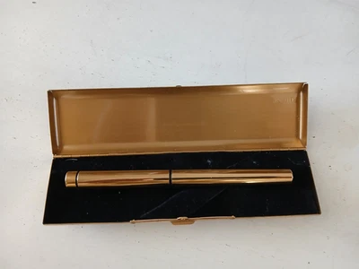 Sheaffer 585 14k золото nib перьевая ручка с латунный чехол сделано в США - Изображение 1 из 4