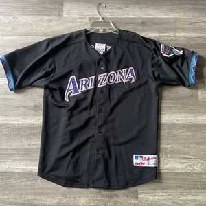 Randy Johnson Arizona Diamondbacks Vintage Authentic Road Baseball Jersey Mens S - Picture 1 of 11