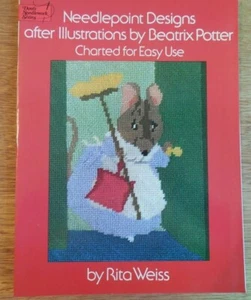 "Dover Needlework 1976 ""Needlepoint Designs of Illustrations de Beatrix Potter" - Imagen 1 de 6
