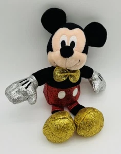 Ty Sparkle Disney Mickey Mouse Shiny Plush Stuffed Animal 8" EUC - Picture 1 of 5