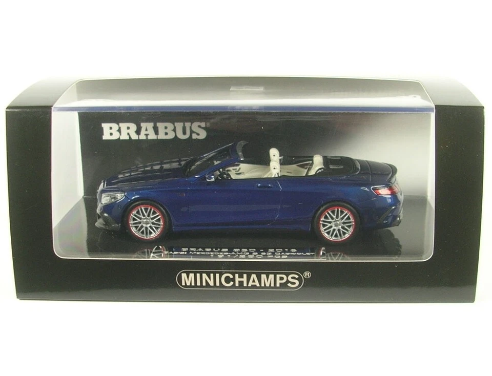 Brabus 850 su Base Mercedes-Benz AMG S 63 Cabriolet (Blu Scuro) 2016 - Immagine 1 di 1