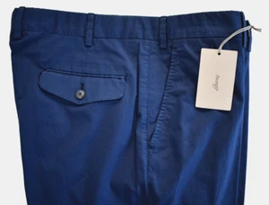 BRIONI dunkelblau 100% Baumwolle Chino Hose Trouser EU-54 W-36" I-33" - Bild 1 von 22