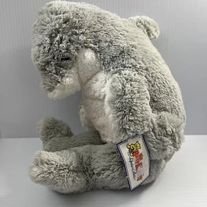 Dolphin plush The Bear Factory (vintage) ￼2001 Grey Sea 🌊 Ocean Stuffed - Picture 1 of 12