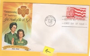 EE. UU. #1199 - Girl Scout Jubilee - FDC - Fleetwood caché multicolor - UA - Imagen 1 de 1