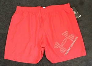 Under Armour Men's UA Cage MMA Shorts - 2XLarge - Red NWT $45 1304127 929 - Picture 1 of 6