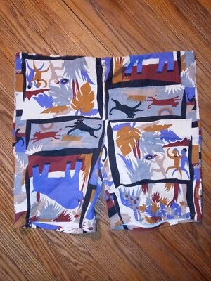Pantalones cortos deportivos Cellini 1980 vintage para hombre surf animales de la selva estampado talla L Foto 1 de 4