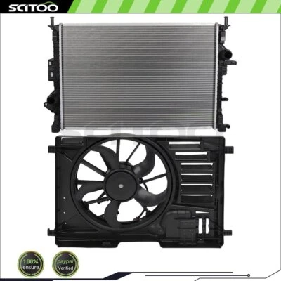Car Radiator and Cooling Fan Kit Fit For 2014 2015 16-2018 Ford Transit Connect Foto 1 de 4