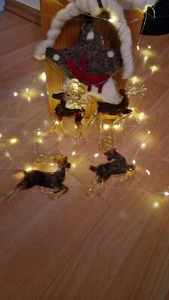 Weihnachtsbaumdeko Rentiere Ornament 4er Set - Bild 1 von 2