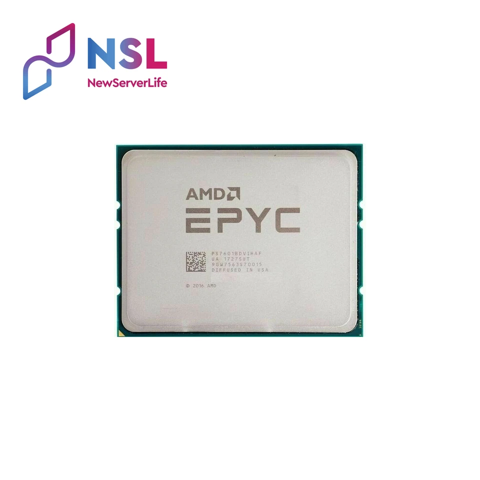 AMD Epyc 7351P 2.4GHz 16-Core 170W PS735PBEVGPAF !DELL LOCK! CPU Processor - Image 1 of 3