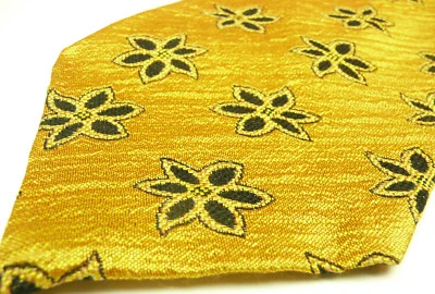 Corbata Guy Laroche 100 % seda. Nuevo. Hecho en Canadá. Dorado, brillante y alegre  Foto 1 de 4