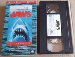 Jaws Letterboxed Edition VHS Video 1975 Movie Universal 1995 Quint Brody Hooper - Picture 1 of 10