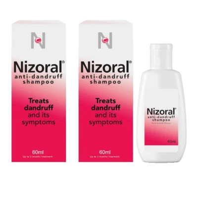 2x Nizora Anti-dandruff Shampoo, Treats and Prevents Dandruff - 60ml UK - Image 1 of 2