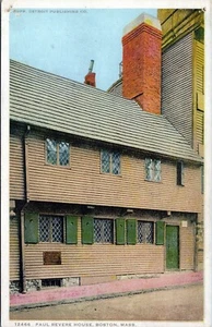 Postal 12466 Paul Revere House Boston Massachusetts sin publicar - Imagen 1 de 2