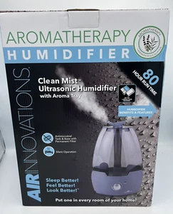 Air Innovations Ultrasonic 1.6 Gallon Humidifier with Aroma Tray in Platinum QVC - Picture 1 of 9