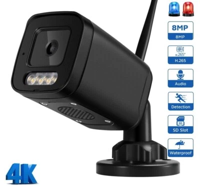 4K WiFi Bullet SmartCam Outdoor PTZ IP CCTV Video Surveillance Security Camera - Image 1 of 4