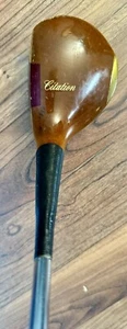 PowerBilt Citation Persimmon 1 Wood/Driver RH Steel Shaft Golf Club - Picture 1 of 6
