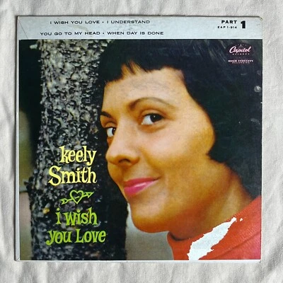 KEELY SMITH I Wish You Love (Part 1) 1957 Vinyl 7" EP Capitol EAP 1-914 - VG - Image 1 of 4