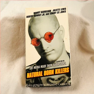 Natural Born Killers VHS Promo Screener 1994 Demo Screening Copy Horror Vintage - Image 1 of 4