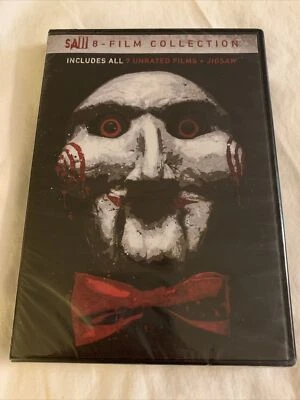 Saw: 8-Film Collection (DVD, 2020) Sealed Unrated Widescreen 13 Hours - Image 1 of 4