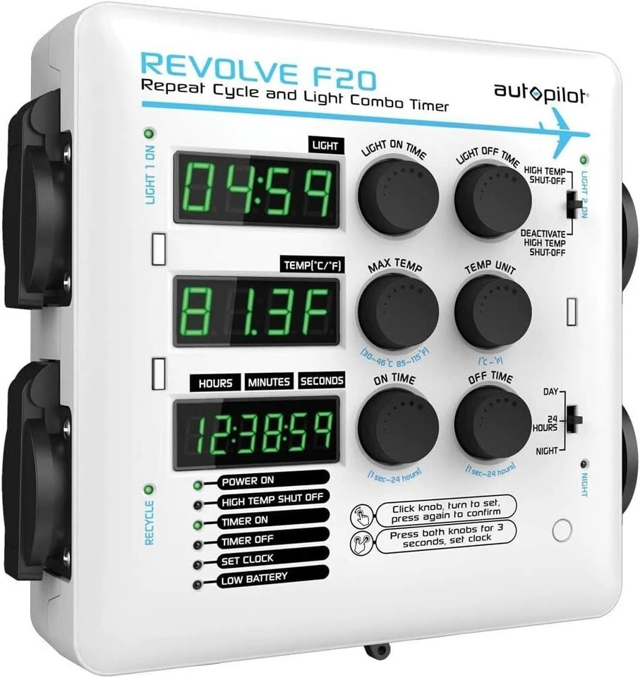 Autopilot REVOLVE F20 Repeat Cycle and Light Combo Timer - Image 1 of 1