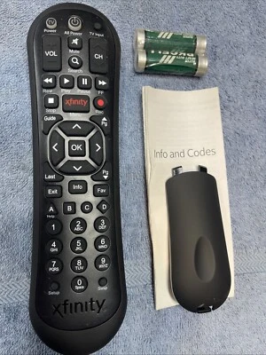 Xfinity Comcast Remote Control XR2 V3-R Black LKNEW Universal Programmable - Image 1 of 3