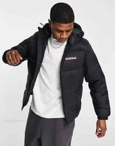 GIUBBINO NAPAPIJRI A SUOMI H1 BLACK PIUMINO CAPPUCCIO - Foto 1 di 7