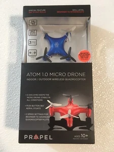 Propel Atom 1.0 Micro Drone ~ Blue - Picture 1 of 6