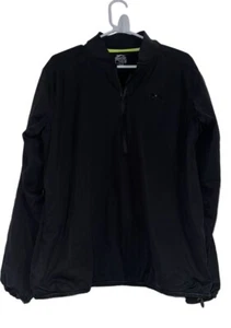 Slazenger Golf Herren 1/4 Zip Windbreaker Pullover Größe M schwarz - Bild 1 von 5