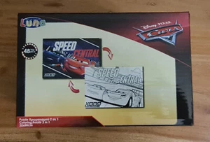 Disney Pixar Cars LUNA 2in1 colouring puzzle 48 pieces NOS - Picture 1 of 6