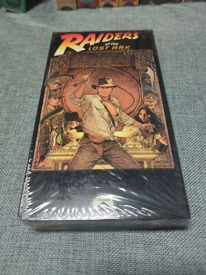 Indiana Jones Raiders of the Lost Ark VHS Sealed w/ Watermark - Image 1 of 4