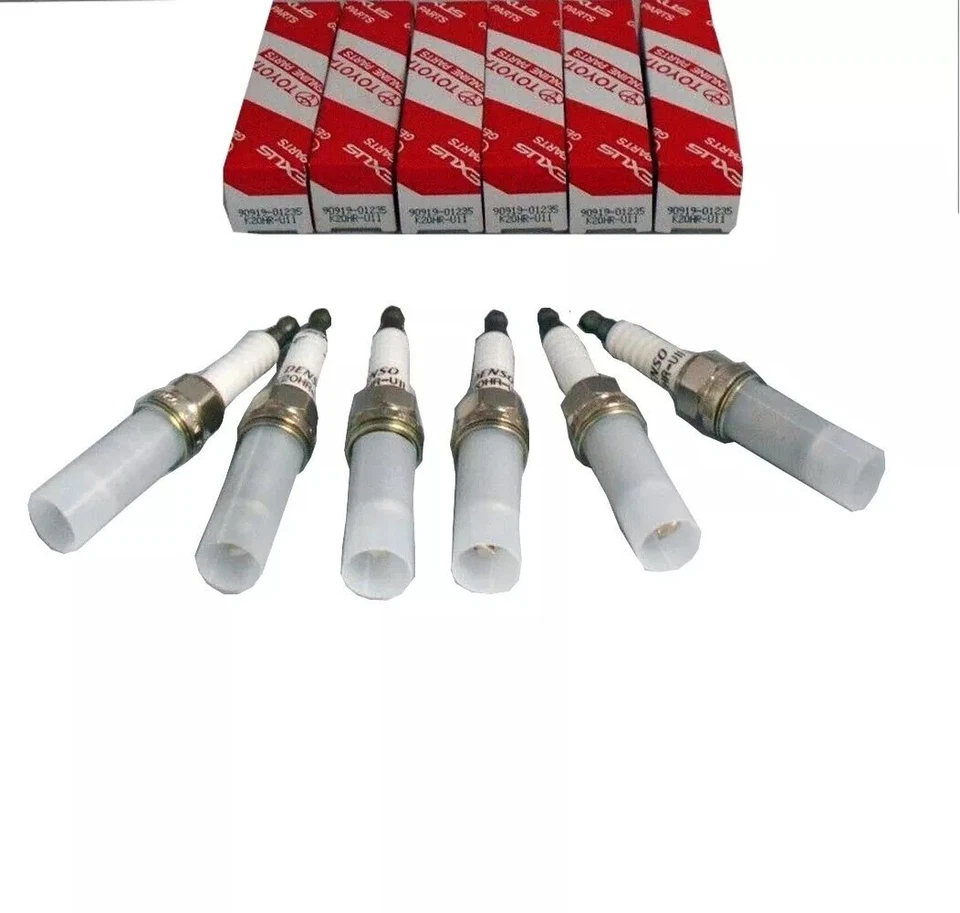 Bujías Toyota FJ Cruiser 2007-2009 4Runner, juego Fortuner de 6 originales OEM Foto 1 de 4