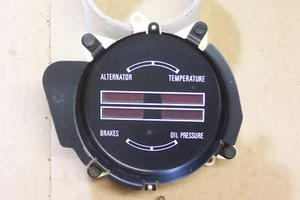1968 & Other Mercury Cyclone Instrument Oil Brake Alt Temp Light Panel OEM - Picture 1 of 2