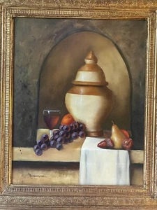 16x20 framed marianne painting - Picture 1 of 7
