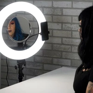Fotodiox Selfie Starlite Vlog Light - 18in Bi-Color Dimmable LED Ring Light - Picture 1 of 5