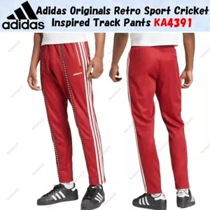 Adidas Originals Retro Sport Cricket inspirierte Trainingshose KA4391 brandneu - Bild 1 von 7