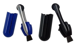 Calabria Swipes 2 PACK Compact Eyeglass/Sunglass Eye Glasses Cleaner Blue&Black - Picture 1 of 18