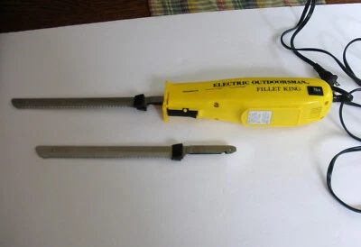 Cuchillo eléctrico para filetear peces Fillet King TR1004 eléctrico Outdoormans. 2 hojas Foto 1 de 4