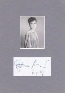 DAGMAR PECKOVA Mezzo Soprano enmarañado autógrafo y conjunto de fotos listo para enmarcar - Imagen 1 de 1