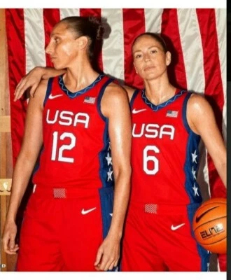 Sue Bird Team USA Olympics Women's Basketball Jersey Tokyo Nike CZ0731-617 NEW - Image 1 of 4