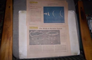 The Universe 12 Sunday Comic Pages 1970 PLANETS,ASTEROIDS,COMETS,SOLAR STORMS - Picture 1 of 1