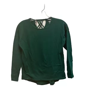 Old Navy Girls Dark Green T-Shirt Top Size L(10-12) - Picture 1 of 2