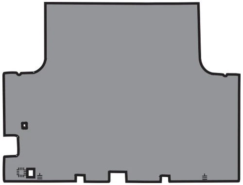 Tapete porta-malas de vinil 1966-1967 Plymouth Satellite 1 peça - Imagem 1 de 1