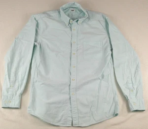 Uniqlo - Slim Oxford Cloth Button Down (OCBD) Shirts - Medium - Blue EUC - Picture 1 of 7