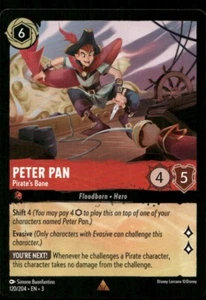 Disney Lorcana Into the Inklands Peter Pan - Pirate's Bane 120/204 NM X1 - Picture 1 of 3