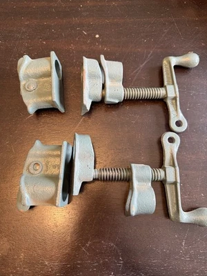 Abrazadera de tubo vintage Sears & Roebuck No. "Pipa 9-6674 ~ 3/4"" EE. UU. (Juego de 2)" Foto 1 de 4