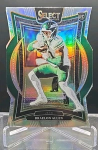 2024 Select Football Concourse Level Braelon Allen Die Cut Prizm RC #10- Jets - Picture 1 of 2