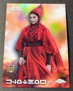 2025 Topps Chrome Star Wars Aurebesh /99 Klothow Debut Refractor #AV-75 Ahsoka - Picture 1 of 2