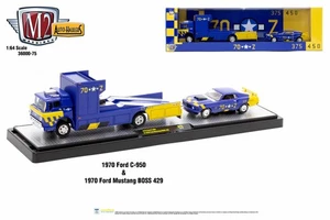 M2 Machines Auto Hauler 75 1970 Ford C-950 1970 Ford Mustang Boss 429 - Bild 1 von 1