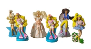Vintage Barbie Puppe McDonalds Spielzeug 90er Jahre 6 Stück - Bild 1 von 10